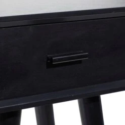 28" Black Pine Modern Accent Table -Michaels Decor Sale D305228S 7