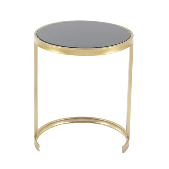 Contemporary Metal Accent Table Set Gold 5 Contemporary Metal Accent Table Set Gold - Image 3