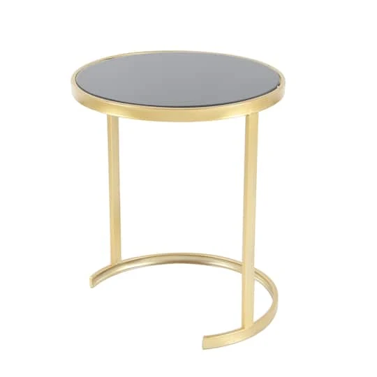 Contemporary Metal Accent Table Set Gold 6 Contemporary Metal Accent Table Set Gold - Image 4