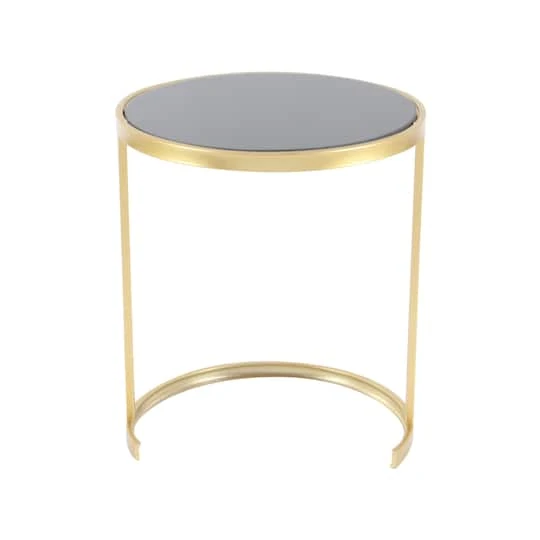 Contemporary Metal Accent Table Set Gold 8 Contemporary Metal Accent Table Set Gold - Image 6