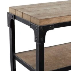 4ft. Brown Industrial Wood Console Table -Michaels Decor Sale D305344S 6