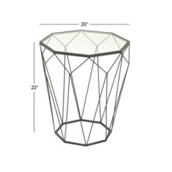 Black Iron Contemporary Accent Table -Michaels Decor Sale D305403S 5