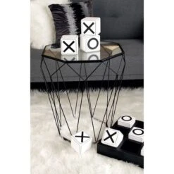 Black Iron Contemporary Accent Table -Michaels Decor Sale D305403S 6