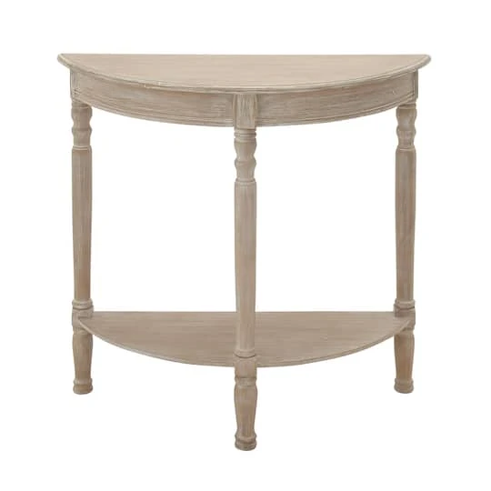 Light Brown Traditional Wood Console Table 3 Light Brown Traditional Wood Console Table
