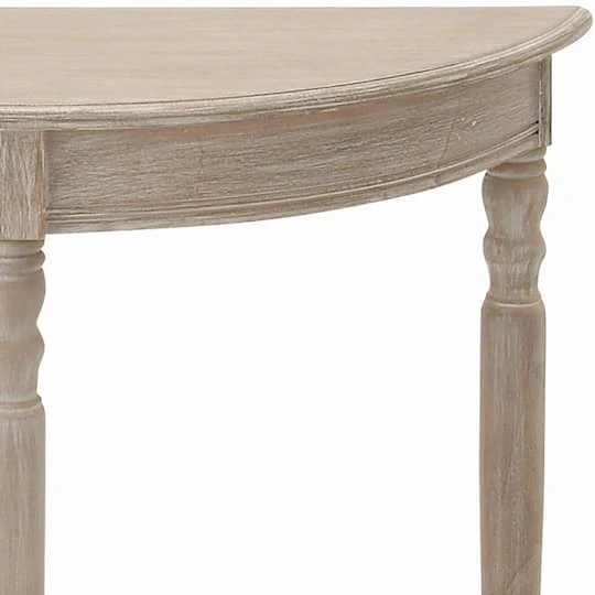 Light Brown Traditional Wood Console Table 6 Light Brown Traditional Wood Console Table - Image 4