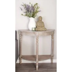 Light Brown Traditional Wood Console Table 14 Light Brown Traditional Wood Console Table -Michaels Decor Sale D305429S 8