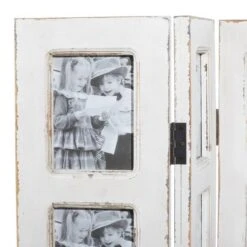 White Wood Farmhouse Room Divider Screen -Michaels Decor Sale D305440S 7