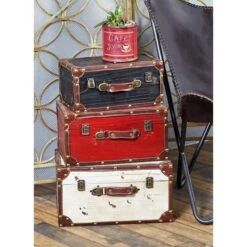 Multicolor Wood Farmhouse Trunk Set -Michaels Decor Sale D305479S 6