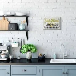 Stupell Industries White, Black, & Yellow Rustic Fresh Squeezed Lemonade Wall Plaque -Michaels Decor Sale D313299S 2