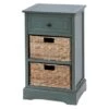 28" Blue Traditional Wooden Storage Unit 1 28" Blue Traditional Wooden Storage Unit -Michaels Decor Sale D317185S 1