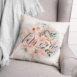 Mom Floral Throw Pillow 7 Mom Floral Throw Pillow -Michaels Decor Sale D317768S 2