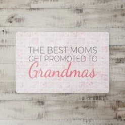 Best Moms Promoted To Grandmas Floor Mat -Michaels Decor Sale D317798S 2