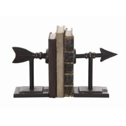 Hello Honey® Bronze Arrow Cast Iron Bookends Set 7 Hello Honey® Bronze Arrow Cast Iron Bookends Set -Michaels Decor Sale D318903S 1 1