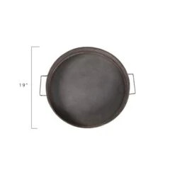 Hello Honey® 19'' Round Decorative Iron Tray With Handles -Michaels Decor Sale D319017S 7