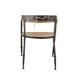Hello Honey® 31.5" Metal Chair With Wood Seat & Cotton Back Cushion -Michaels Decor Sale D319241S 11