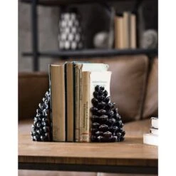 Hello Honey® Pinecone Bookends Set