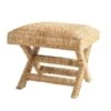Hello Honey® 18.5" Wood & Water Hyacinth Woven Stool -Michaels Decor Sale D319951S 1
