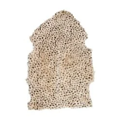Hello Honey® Leopard Print Goat Fur Rug, 24" X 36" -Michaels Decor Sale D319983S 2