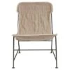 Hello Honey® Reclined Linen Sling Chair With Metal Frame -Michaels Decor Sale D320083S 1
