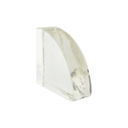 Hello Honey® 5.5" Geometric Glass Block Bookend 9 Hello Honey® 5.5" Geometric Glass Block Bookend - Image 7