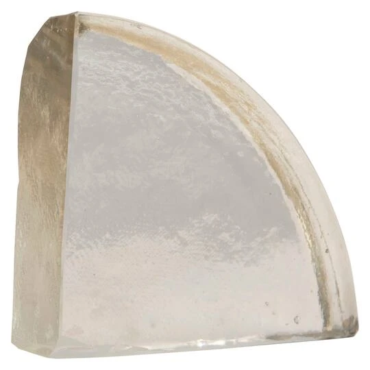 Hello Honey® 5.5" Geometric Glass Block Bookend 10 Hello Honey® 5.5" Geometric Glass Block Bookend - Image 8