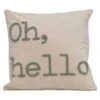 Hello Honey® Oh, Hello Embroidered Cotton Pillow -Michaels Decor Sale D320212S 1