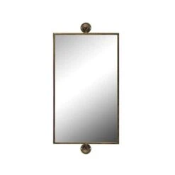 Hello Honey® 28" Metal Swivel Wall Mirror