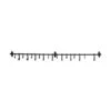 Hello Honey® 4ft. Decorative Forged Metal Wall Rod With 18 Hooks 1 Hello Honey® 4ft. Decorative Forged Metal Wall Rod With 18 Hooks -Michaels Decor Sale D320379S 1