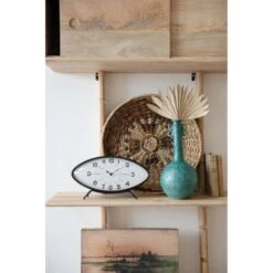 Hello Honey® Metal Retro Oval Mantel Clock -Michaels Decor Sale D320401S 2