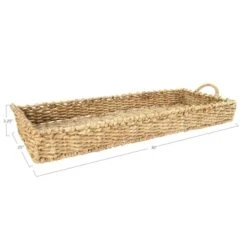 Hello Honey® 30" Bankuan Wicker Tray -Michaels Decor Sale D320554S 9