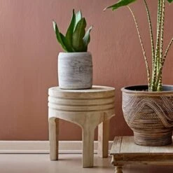 Hello Honey® 16" Paulownia Wood Stool -Michaels Decor Sale D320699S 3