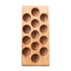 Hello Honey® 12" Acacia Wood Egg Tray