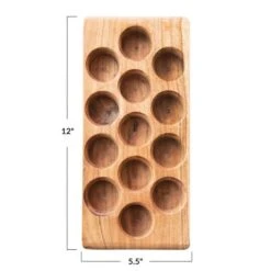 Hello Honey® 12" Acacia Wood Egg Tray -Michaels Decor Sale D320812S 3