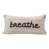 Hello Honey® Cream & Charcoal Embroidered Breathe Pillow -Michaels Decor Sale D321743S 1
