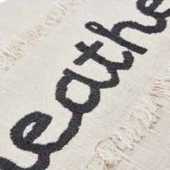 Hello Honey® Cream & Charcoal Embroidered Breathe Pillow -Michaels Decor Sale D321743S 2