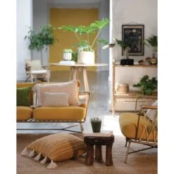 Hello Honey® Mustard Dragonfly Cotton Velvet Pillow 18 Hello Honey® Mustard Dragonfly Cotton Velvet Pillow -Michaels Decor Sale D321878S 5