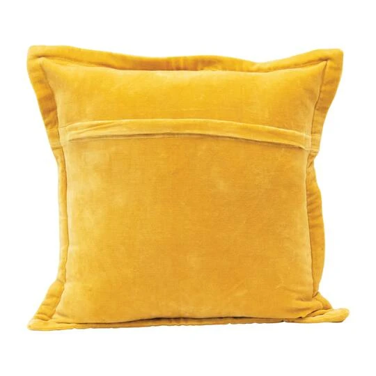 Hello Honey® Mustard Dragonfly Cotton Velvet Pillow 10 Hello Honey® Mustard Dragonfly Cotton Velvet Pillow - Image 8