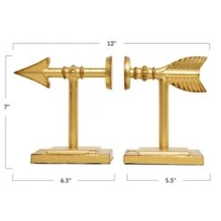 Hello Honey® Gold Arrow Bookends Set -Michaels Decor Sale D321927S 2