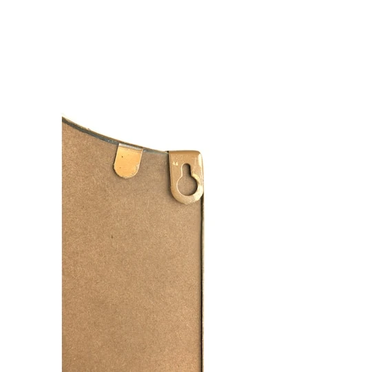 Hello Honey® 36" Vintage Metal Framed Wall Mirror Gold 5 Hello Honey® 36" Vintage Metal Framed Wall Mirror Gold - Image 3