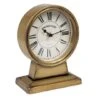Hello Honey® 8.5" Gold Metal Mantel Clock 2 Hello Honey® 8.5" Gold Metal Mantel Clock -Michaels Decor Sale D322102S 1