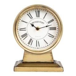 Hello Honey® 8.5" Gold Metal Mantel Clock -Michaels Decor Sale D322102S 8