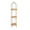 Hello Honey® 42'' Bamboo Style Metal Shelf With Rattan Trays -Michaels Decor Sale D322129S 1