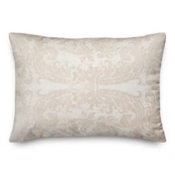 Blush Ornate Pattern Throw Pillow