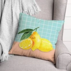 Lemon Still Life Throw Pillow -Michaels Decor Sale D349868S 2