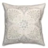 Blue Cream Medallion Throw Pillow 1 Blue Cream Medallion Throw Pillow -Michaels Decor Sale D350016S 1