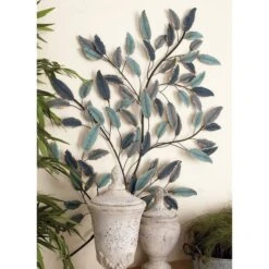 Blue Metal Leaf Traditional Wall Decor 19 Blue Metal Leaf Traditional Wall Decor -Michaels Decor Sale D352640S 8