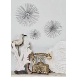 CosmoLiving By Cosmopolitan Silver Tin Contemporary Abstract Wall Decor Set -Michaels Decor Sale D352646S 7