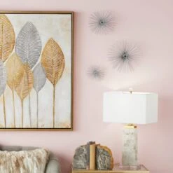 CosmoLiving By Cosmopolitan Silver Tin Contemporary Abstract Wall Decor Set -Michaels Decor Sale D352646S 8