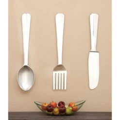 Silver Aluminum Utensil Wall Décor Set 10 Silver Aluminum Utensil Wall Décor Set -Michaels Decor Sale D352668S 8