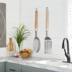 Wood & Aluminum Utensil Wall Décor Set -Michaels Decor Sale D352679S 9
